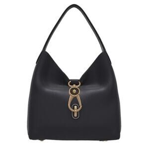 Dooney & Bourke Pebble Grain Leather Large Sack shoulder Purse Hobo bag 0708143